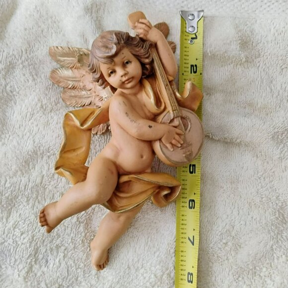Vintage Depose Italy Angel Cherub Wall Art, Italian Simonetti Figurine 1984 Banj - Picture 2 of 7